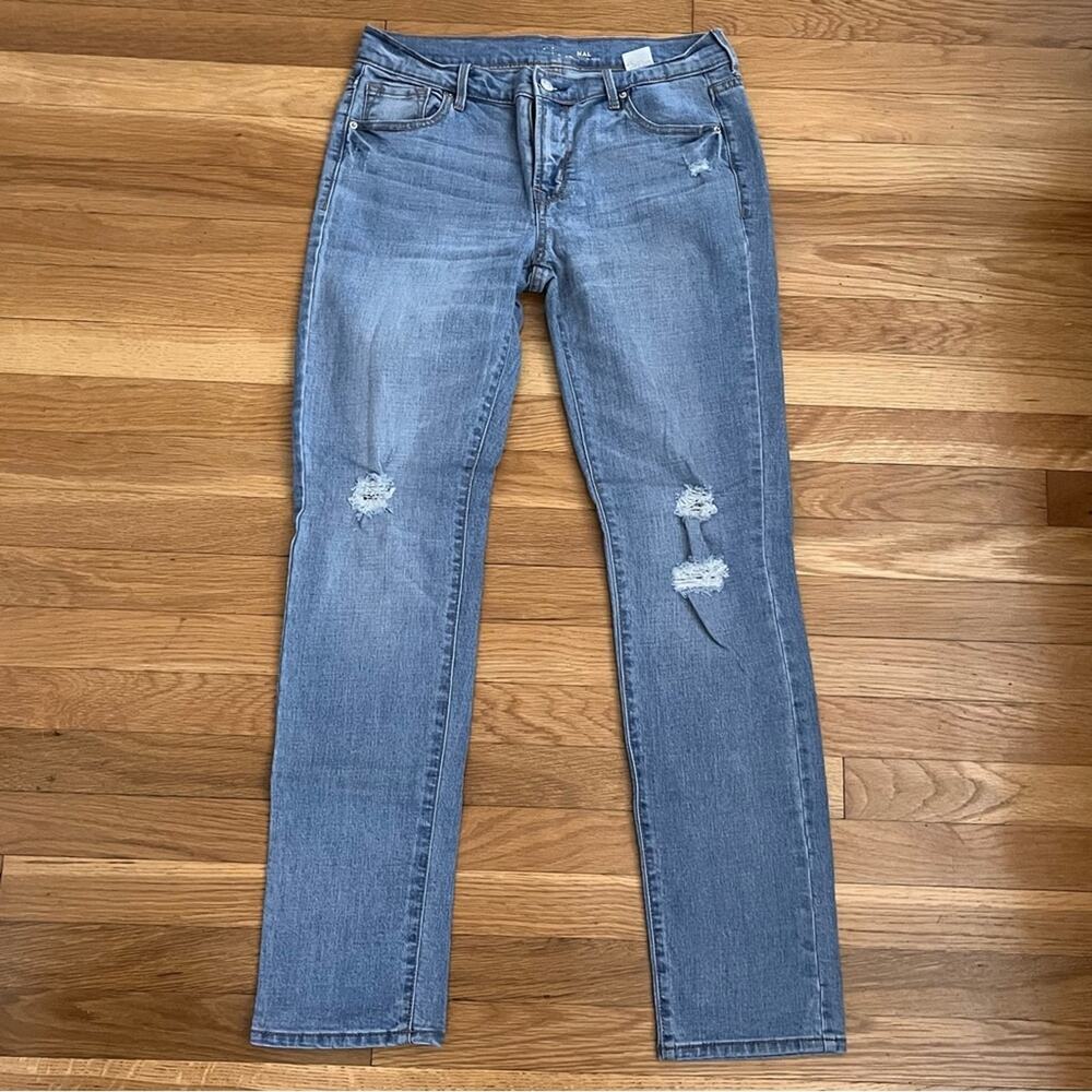 Old Navy Distressed Straight Leg Jeans - Size 4